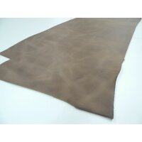 Blankleder Büffel braun antik 0,7-0,9 qm Sattlerleder vegetabil Fahlleder