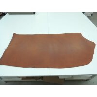 Blankleder Büffel cognac ca. 0,7-0.9 qm Sattlerleder...
