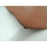 Blankleder Büffel cognac ca. 0,7-0.9 qm Sattlerleder vegetabil Fahlleder
