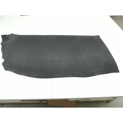 Blankleder Croupon Büffel schwarz ca. 0,7 - 0,9 qm. Sattlerleder vegetabil Fahlleder
