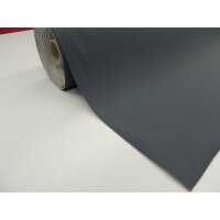 Autostoff Polsterstoff Flachgewebe mittelgrau B180 (3mm mit Schaumrücken und Charmeuse)