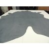 Lederhaut Büffelleder Polsterleder Antikleder steelblau taubenblau 3,70 qm
