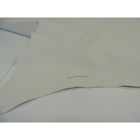 Halbe Haut Rindleder Polsterleder mit Fleckschutz creme hell 2,50 qm