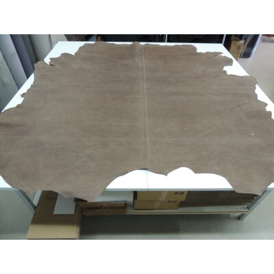 Lederhaut Nubuk Leder Antikleder Polsterleder Country braun 5,27 qm