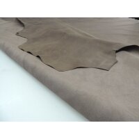 Lederhaut Nubuk Leder Antikleder Polsterleder Country braun 5,27 qm
