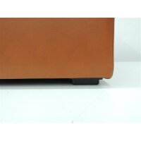Lounge Hocker Napoli Echtleder eckig